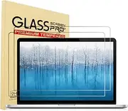 2 Pack Tempered Glass Screen Protector for MacBook Pro 13 Inch M1 M2 (2016-2023) Model A2338 A1706 A1708 A1989 A2159 A2289 A2251| MacBook Air 13 M1 (2018-2021) Model A2337 A2179 A1932, 9H Hardness