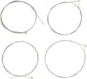 EMSea 1 Set of 4-String Bass Strings Replacement Part Nickel-Plated Steel String for Electric Bass with Nanoweb Coating Long Scale Light/Medium Strings .045 .065 .085 .105