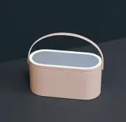 Make Up Box Organiser With LED Light Mirror