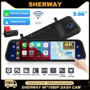 UHD 2-Channel Dash Cam Night Vision 170° Loop Recording Parking Monitor Car DVR