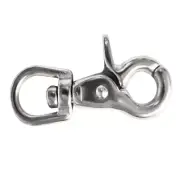65mm Stainless Steel Eye Swivel Clasp Snap Hook Dog Chain Clip DIY