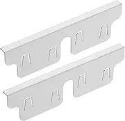 2Pcs Stove Counter Gap Covers,Stove Gap Guards,Stove Gap Fillers,Stove Side Gap Protectors,Stainless Steel Oven Side Gap Fillers,Heat Resistant Stove Gap Covers for Home Kitchen