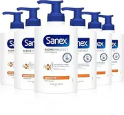 Sanex BiomeProtect Senstive Liquid Hand Soap 250ml (pack of 6) | Sensitive hand wash | SLS free hand wash | Locks in natural moisture | Protects micobiome | Prebiotic and postbiotic complex