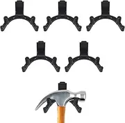 [LITGURU] Tool Hook for Lifetime Shed Accessories: 6 Pcs ABS Storage Shed Hooks for Electric Hand Gardening Tools - Does Not Work on Horizontal Siding Sheds - Black