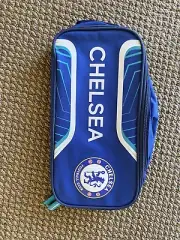 Chelsea FC blue bootbag - 30cm long, 15cm wide, 10cm tall