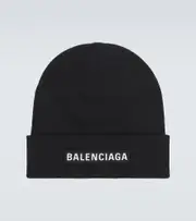 [Balenciaga] Balenciaga Wool-blend beanie 1 black