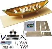 Lowell Grand Banks Dory Wooden Model Ship Kit with Tools 1:24 Scale