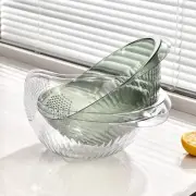 Fruit Plate Draining Bowl Plastic Rice Washing Basket Household Sink