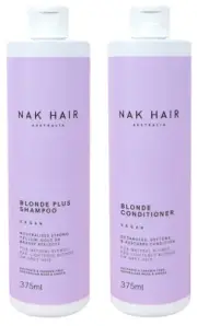 Nak Blonde Plus Shampoo and Conditioner 375ml Duo
