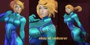 1/6 31cm Samus Aran 3D Printing Figure Model Kit Unpained Unassembled GK