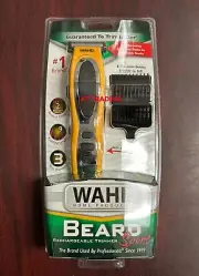 WAHL BEARD SPORT Rechargeable Self-Sharpen Solid Steel T-BLADE PRECISION TRIMMER