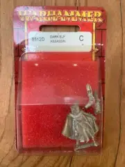 Warhammer Dark Elf Assassin Blister Sealed NOS OOP