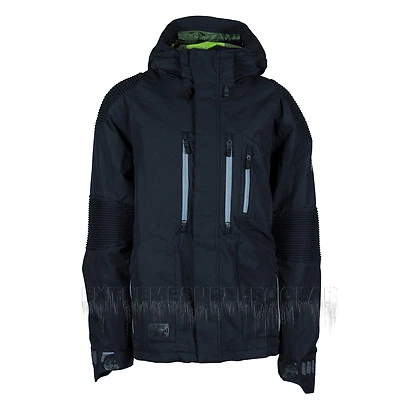 INI COOPERATIVE Mens 2016 Snowboard Black BLADE RUNNER JACKET