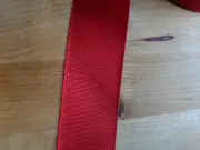 Offray Ribbon Classic Red 1 1/2" Grosgrain bows crafts lanyards 5 Yards