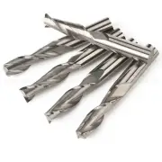 5x Double Flute Spiral Cutter 6x22mm CNC Router Bits Wood Acrylic Drill