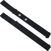 Heart Rate Monitor Chest Replacement Strap Adjustable Soft Strap Heart Rate Chest Strap Replacement Strap Cycling Heart Rate Elastic Compatible Heart Rate Sensor for Running Yoga Cycling Black