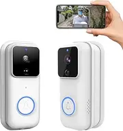 Ring Video Doorbell, Doorbell Camera Wireless, Support 5G WiFi, AI Smart Human Detection, 1080P HD Night Vision, Instant Alerts, SD Card & Cloud Storage, Video Call Remotely