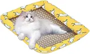 Cooling Dog Bed | Non-Slip Washable Dog Bed | Comfortable Cat Furniture for Small Medium Pets Senior Puppy Car Patio Backyard Living Room Bedroom