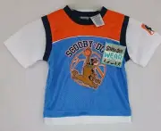 Vtg NWT Scooby-Doo Boy's Youth Sz 4 Cartoon Network Basketball Jersey Jumpman