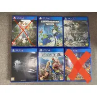 在飛比找蝦皮購物優惠-二手PS4遊戲片 航海王 數碼寶貝 太空戰士 魔物獵人 偵探