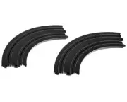 AFX 90° Curved Slot Car Track expansion Pieces (2) [AFX70602]
