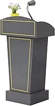 Floor Lectern Podium Lectern Podium Stand, Lecterns Floor Standing Podiums with Open Storage Podium Stand Teacher Podiums Reception Desk High Density Board Podiums,