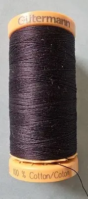 Gutermann Natural Cotton Thread 100% COTTON 274yards BLUE BLACK