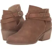 NIB Women’s Dr Scholls Booties Literally Honey Brown Sz 7.5 $110 Retail