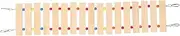 GANAZONO Chicken Perch Swing Ladder Durable Natural Wood Chicken Enrichment Accessory for Coop for Poultry Birds Parrots Supports Jumping Balancing Activities