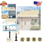 Elegant Manual Retractable awning – Adjustable Canopy for Gardens and Balconies