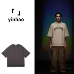 【YINHAO】BLACK LABEL ｜SPLICE LOGO T-SHIRT 短袖TEE