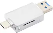 USB-C Type C/USB 2.0 to NM Nano Memory Card & TF Micro SD Card Reader for Huawei Cell Phone & Laptop