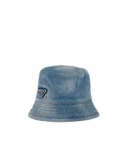 Denim bucket hat M Blue