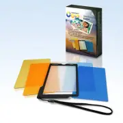 Mennon CTC-5 Color Temperature and White Balance/Grey Cards w/ Pouch,photography