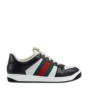 Gucci Screener Laced Low-Top Sneakers UK9,UK10,UK7 Black/White