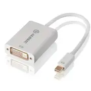 O-ALOGIC 15cm Mini DisplayPort to DVI Adapter Male to Female White MDP-DVI-AIC