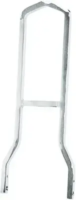 HD Chrome Tall Square Sissy Bar 16in. Harley Dyna Super Glide 96-01