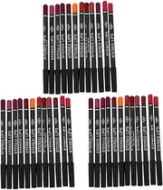 FOMIYES 3sets Brown Lip Liner Matte Lip Liner Set Makeup Supplies for Eye Makeup 12pcs*3