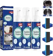 Highly Effective Oil Breakdown Foaming Spray, Multipurpose Cleaner Spray, Power Heavy Oil Stain Cleaner, Rinse-free Kitchen Deep Cleaning, Kitchen Foam Cleaner for Pot and Pan (3pcs)