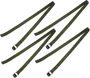 [OATIPHO] 4pcs Fixed Strap Belts But Belt While Belt Waist Belt Ratchet Belt for Men Camping Quick Release Strap Portable Duty Belt Duty Belt for Men Army Green Zinc Iron Buckle