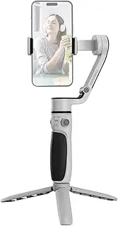 ZHIYUN CQ5 Foldable Extendable 3-Axis Gimbal Stabilizer for Phone Vlog Gimbal Voice & Gesture Control Al Tracking with Tripod Replacement for 16/15/14/13/12 Android Phones