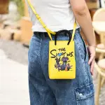 【BALENCIAGA 巴黎世家】THE SIMPSONS 限定聯名款紙袋造型迷你手提兩用包(黃)