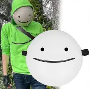 rtoon Smile Dreams Masks Anime White Helmet Cosplay Masks Halloween Masks Party Props Accessories Cosplay Costume