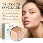 3-In-1 Contouring and Brighten Concealer Palette,Long-Lasting and E0Z2