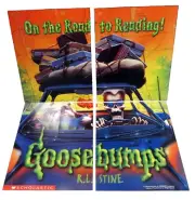 1996 Goosebumps Monster Promo Trading Card Set UNCUT converts to poster RL Stine