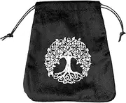 [Generic] Tarot Card Pouch | Tarot Card Bag Velvet Storage Pouch with Drawstrings for Tarot Enthusiasts | Multipurpose Tarot Rune Bag, Dice Bag, Travel Bags Tarot Cards