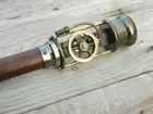 Nautical Walking Stick Cane With Working Steam Engine Model