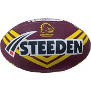 Nrl 2023 Brisbane Broncos NRL Football Steeden Supporter Ball Size 11" inch Footy