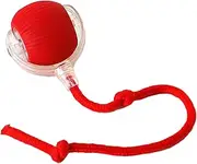 Interactive Cat Ball Toy 360 Degree Smart Automatic Rolling Pet Ball Red Interactive Cat Teaser Ball, Interactive Dog Ball Smart Interactive Pet Toy Ball for Cats and Dogs