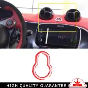 Mergency Light Switch Control Fit For Mercedes Benz SMART 15-18 Red Carbon Fiber (for: Smart)